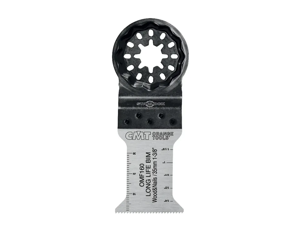 Ihned k dispozici - CMT Starlock Ponorný pilový list BIM s dlouhou životností, na dřevo a hřebíky - 35 mm, 50ks