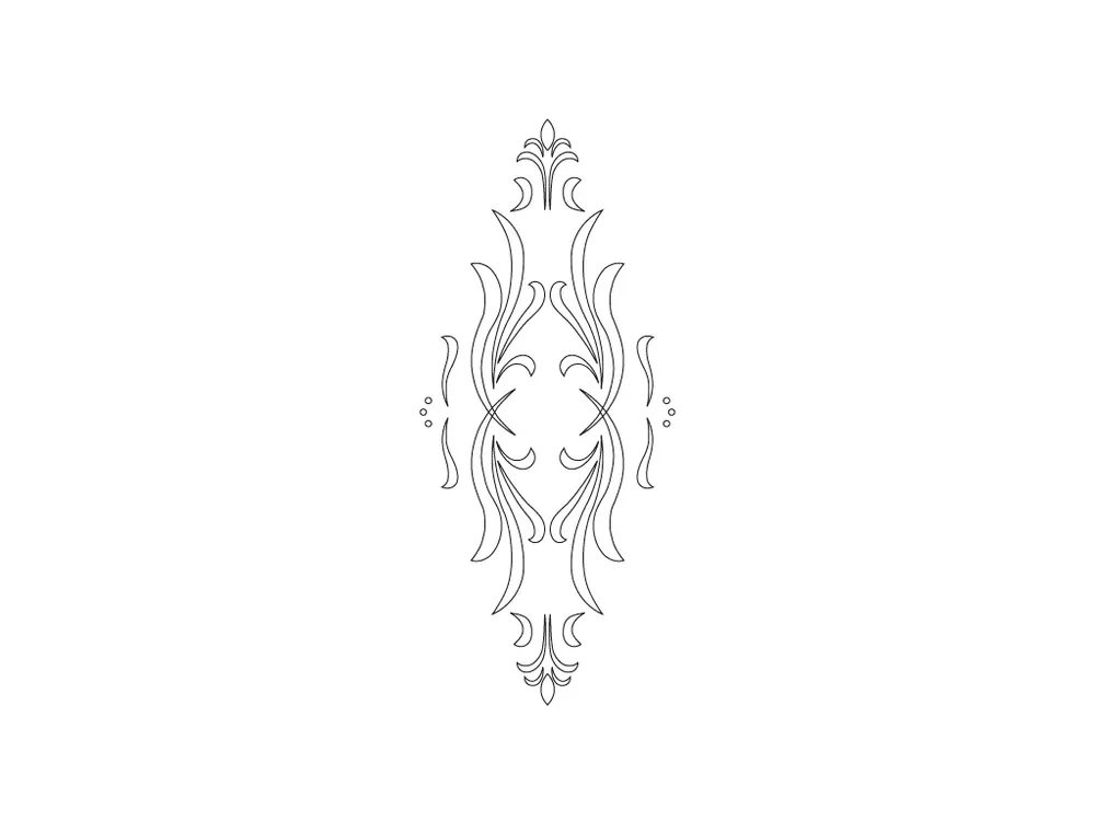 Bezpečná platba | CMT Šablona na ornamenty na kuchyňská dvířka KLASIK 440x185mm