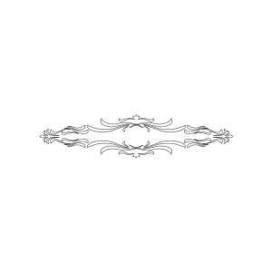 Vysoká kvalita - CMT Šablona na ornamenty na rámy KLASIK 550x120mm