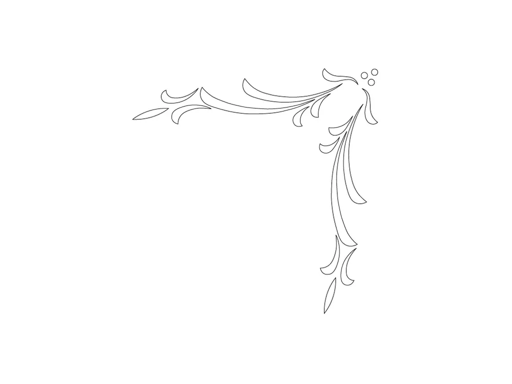 Výhodná koupě | CMT Šablona na ornamenty rohové vzory KLASIK 155x40mm