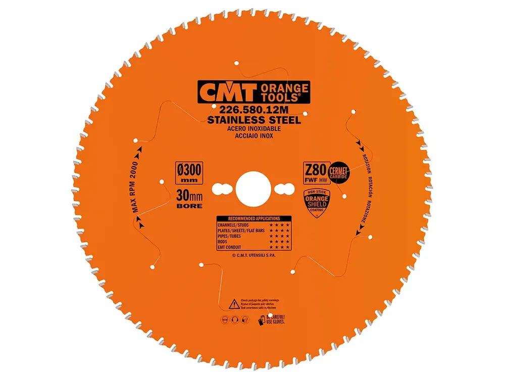CMT XTreme Pilový kotouč na nerez ocel - D300x2,2 d30 Z80 HW - Nabídka dne
