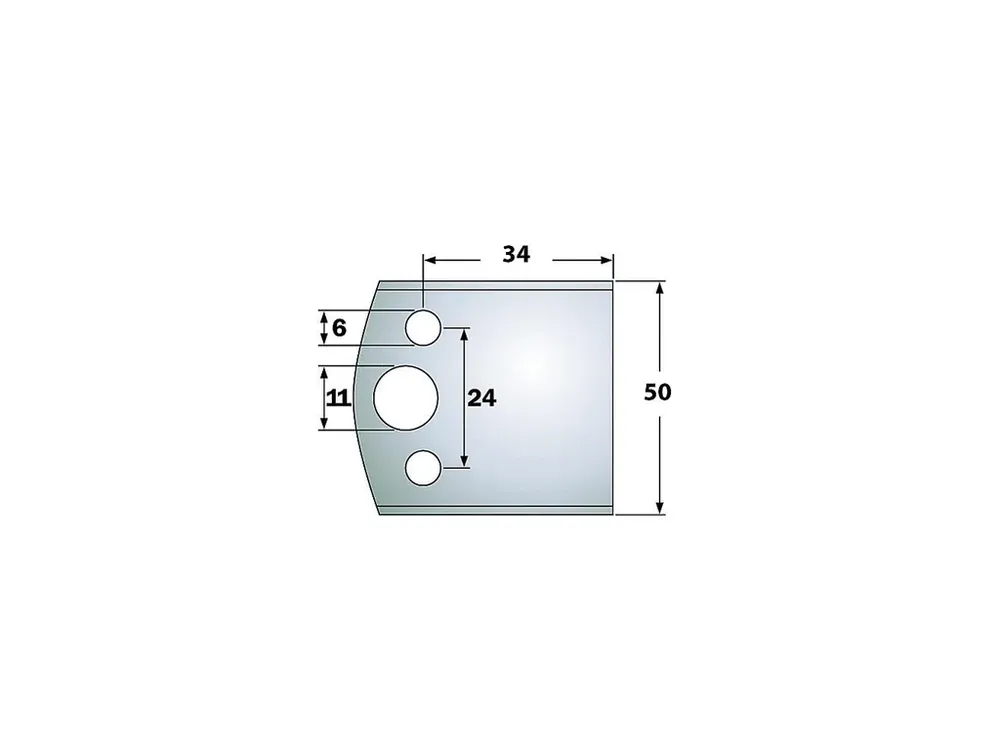 IGM Blanket nožů - LB34-50x18x4mm SP 2ks - Špičkový produkt