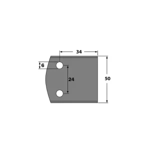IGM Blanket omezovačů - LB34-50x18x4mm SP 2ks - Akce
