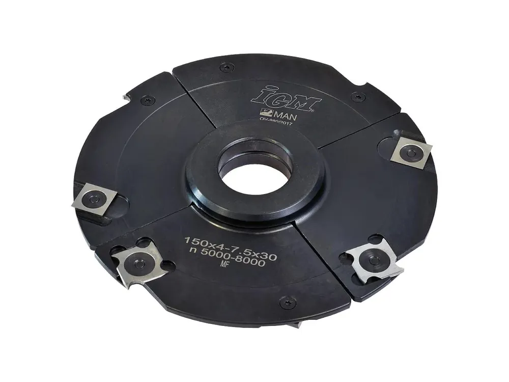 Skvělá nabídka - IGM F602 Stavitelná drážkovací fréza MAN - D150x4-7,5 d30 Z4+4 OCEL