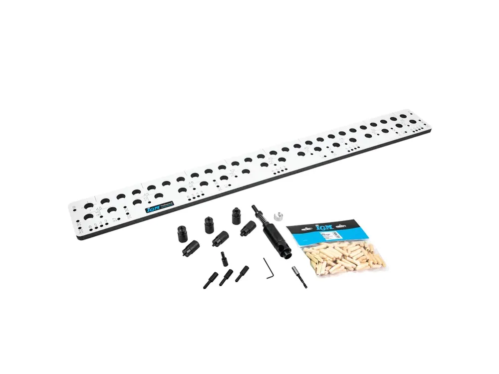 Populární - IGM FKP900 Vrtací šablona sada 900mm + ZDARMA 100ks kolíků 8x35