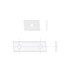 Rychlé odeslání | IGM N014 Žiletka tvrdokovová Z2 zkosená - 30x12x1,5 LaminoMDF P