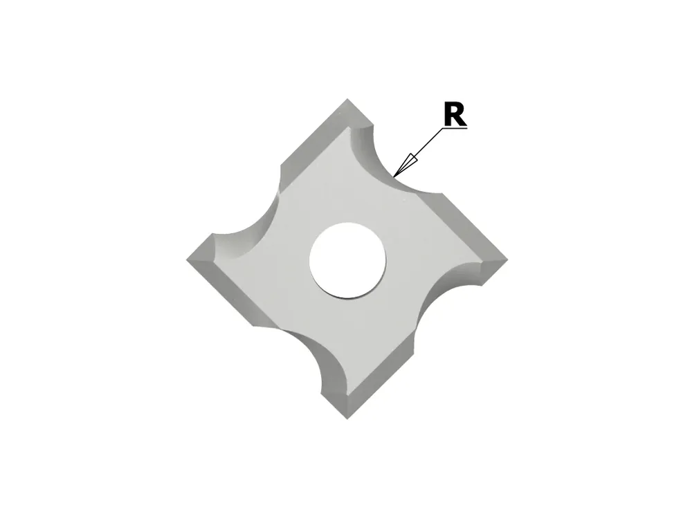 IGM N034 Žiletka tvrdokovová radiusová - R1,5 mm MDF+ - Velká sleva