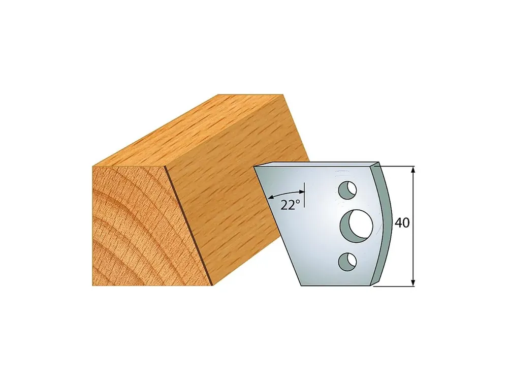 Ušetřete nyní | IGM profil 001 - pár nožů 40x4mm SP