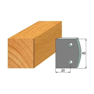 Cenový hit - IGM profil 000 - pár omezovačů 40x4mm SP