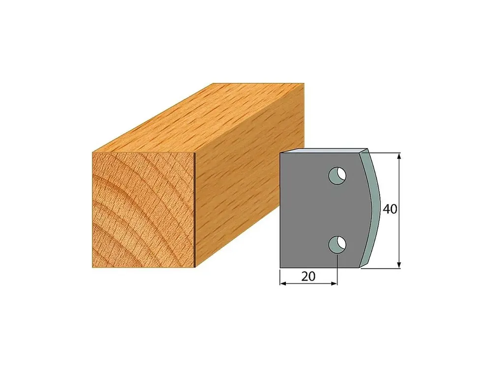 Cenový hit - IGM profil 000 - pár omezovačů 40x4mm SP