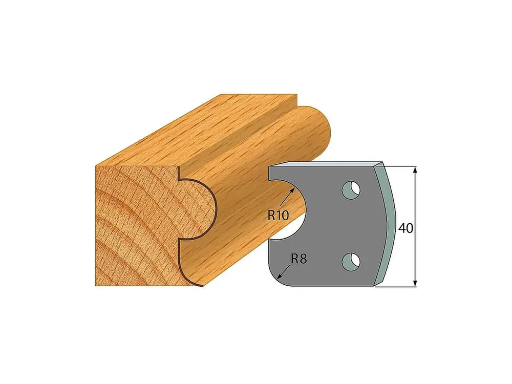Ušetřete nyní - IGM profil 004 - pár omezovačů 40x4mm SP