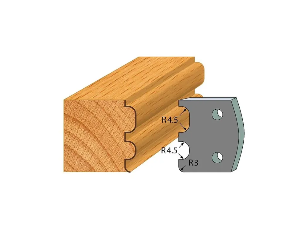 Výhodná cena - IGM profil 007 - pár omezovačů 40x4mm SP