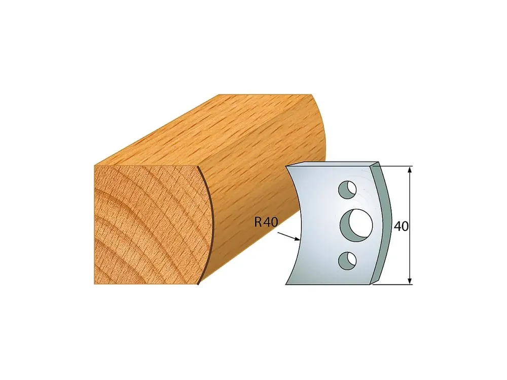 IGM profil 008 - pár nožů 40x4mm SP | Výborné hodnocení