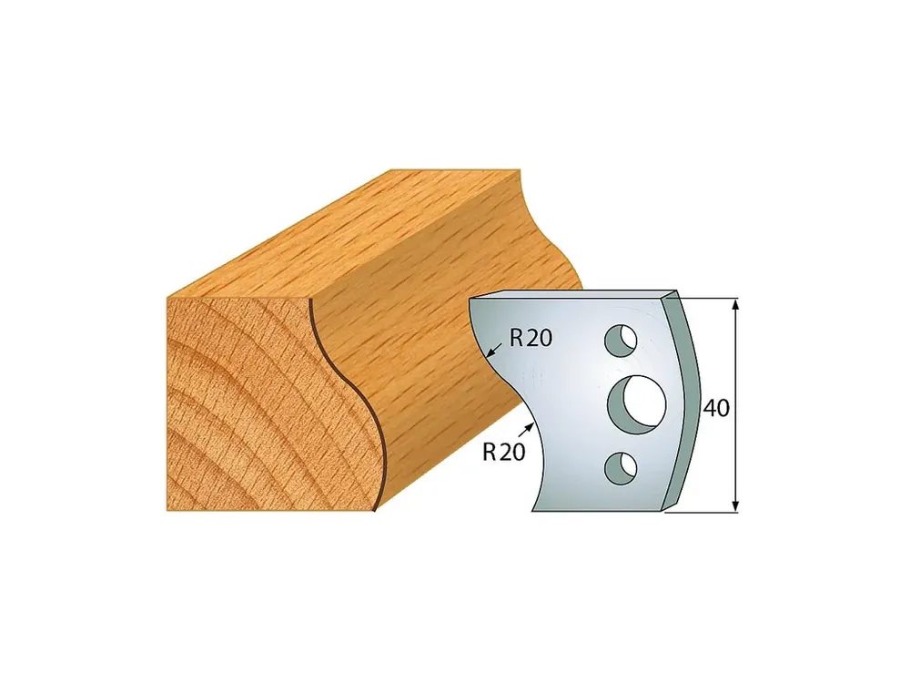 IGM profil 009 - pár nožů 40x4mm SP | Pospěšte si