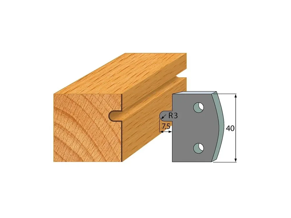 IGM profil 010 - pár omezovačů 40x4mm SP | Jen pár kusů