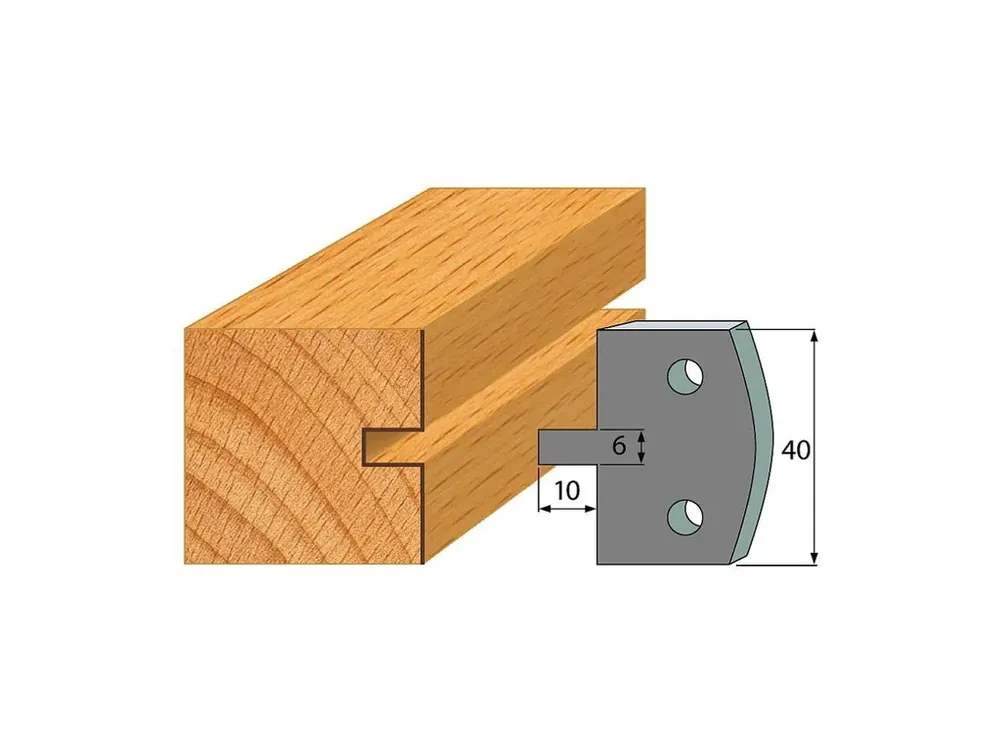 IGM profil 016 - pár omezovačů 40x4mm SP | K objednání