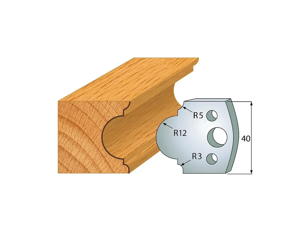 Oblíbený u zákazníků - IGM profil 018 - pár nožů 40x4mm SP