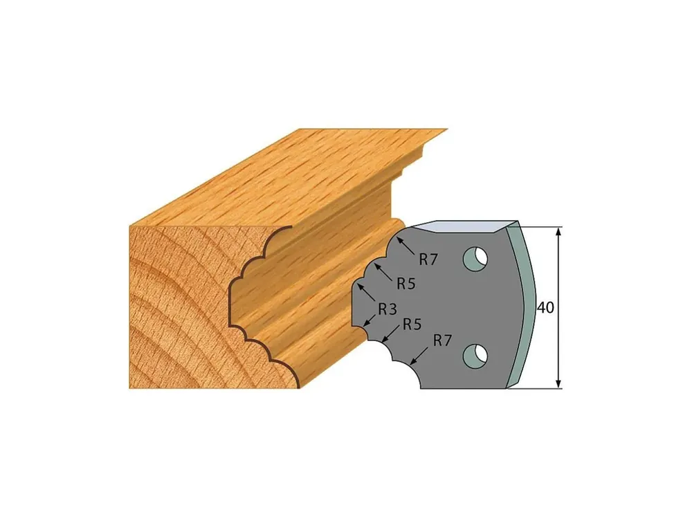 IGM profil 021 - pár omezovačů 40x4mm SP | Velmi oblíbený produkt