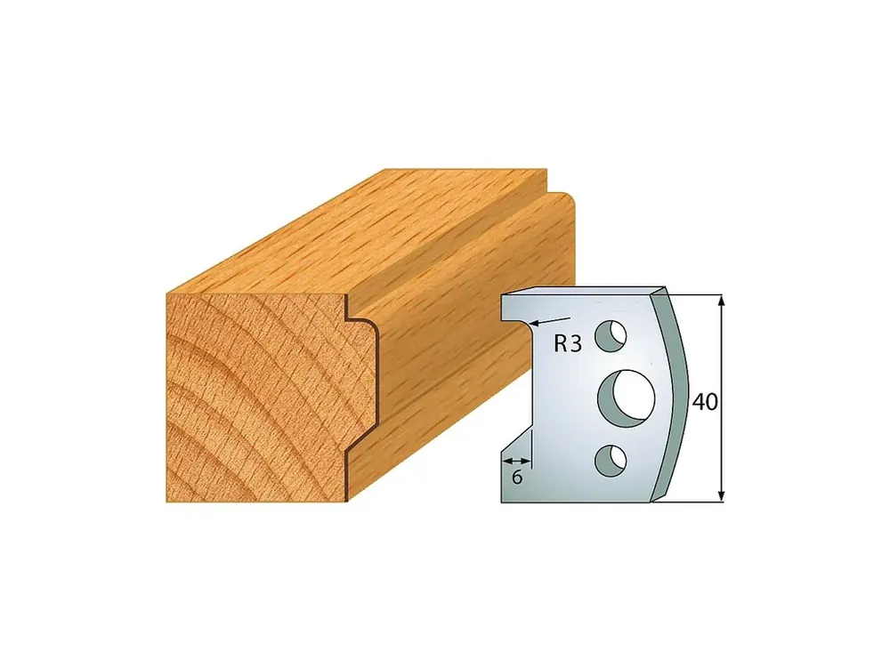 Rychle mizí - IGM profil 032 - pár nožů 40x4mm SP