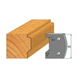 Skvělá nabídka - IGM profil 032 - pár omezovačů 40x4mm SP