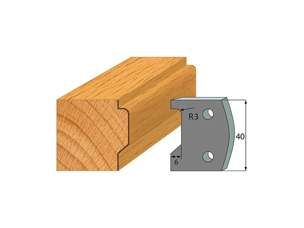 Skvělá nabídka - IGM profil 032 - pár omezovačů 40x4mm SP