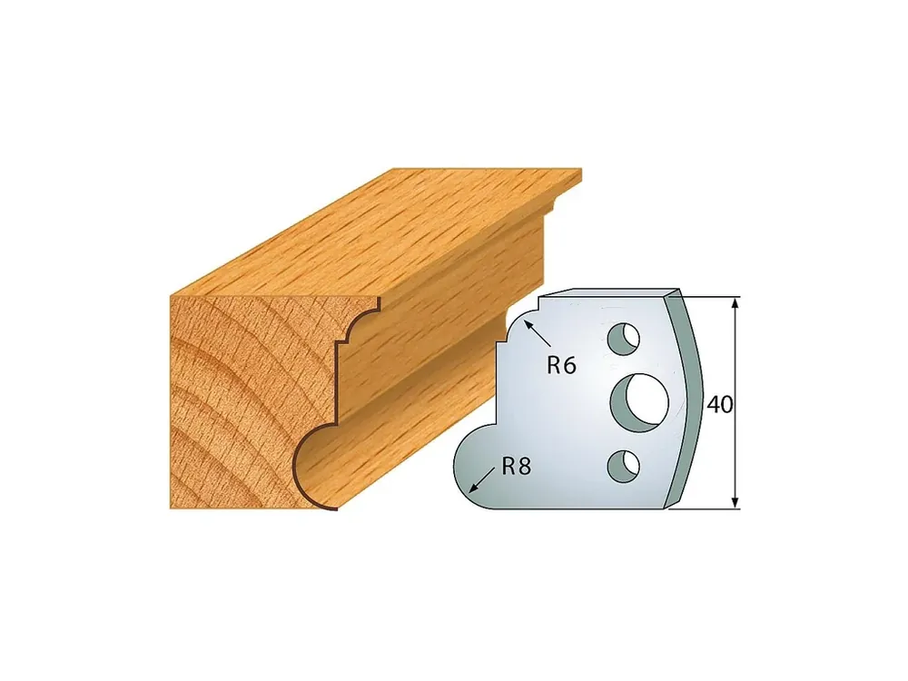 Špičková kvalita | IGM profil 054 - pár nožů 40x4mm SP