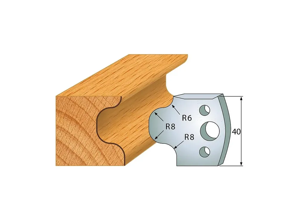 IGM profil 056 - pár nožů 40x4mm SP - Rychlá doprava