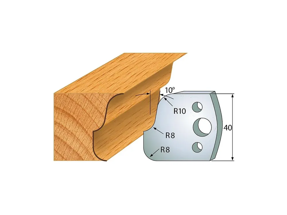 Skvělá cena - IGM profil 059 - pár nožů 40x4mm SP