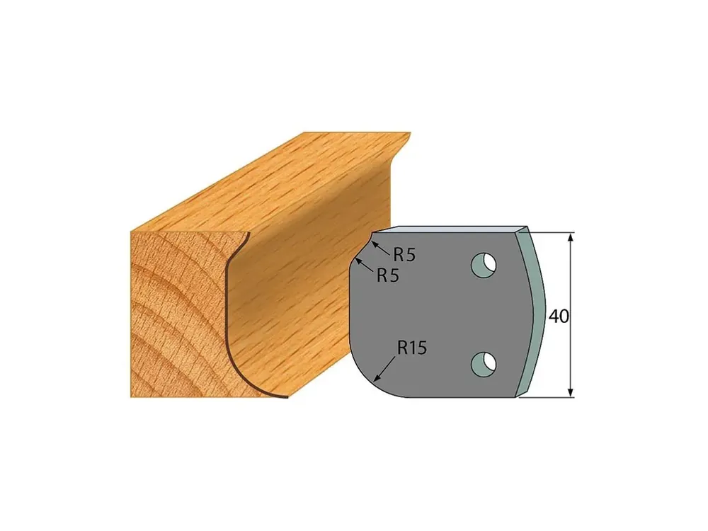Populární | IGM profil 060 - pár omezovačů 40x4mm SP