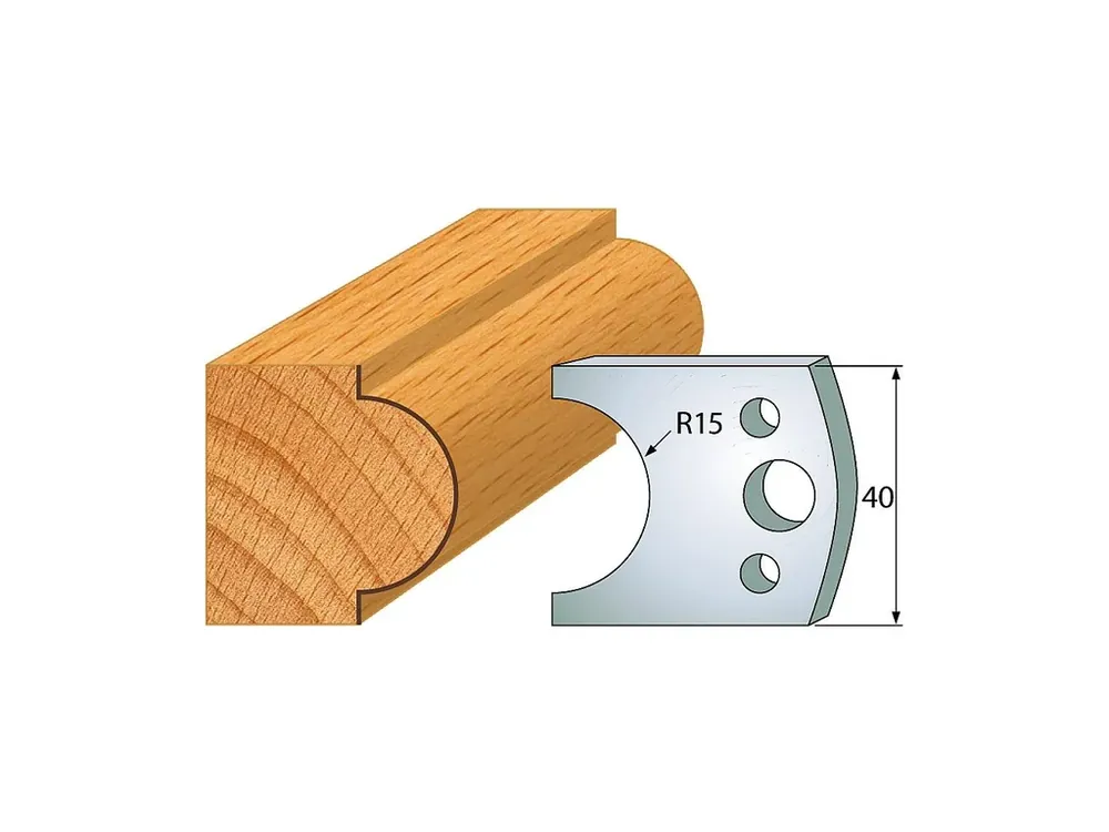 Špičková kvalita - IGM profil 066 - pár nožů 40x4mm SP