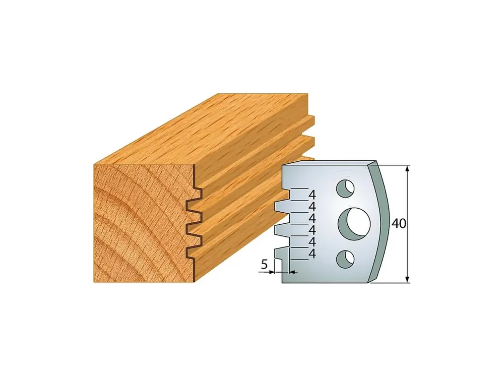 IGM profil 076 - pár nožů 40x4mm SP | Právě dorazilo