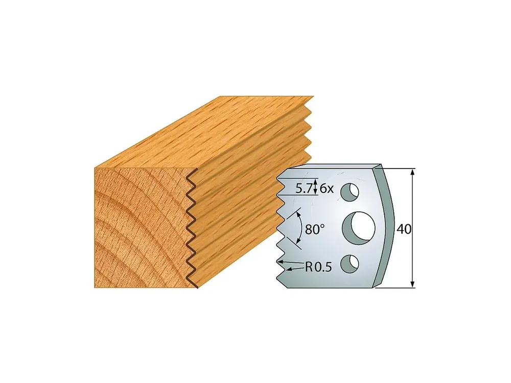 IGM profil 077 - pár nožů 40x4mm SP | Jen tento týden
