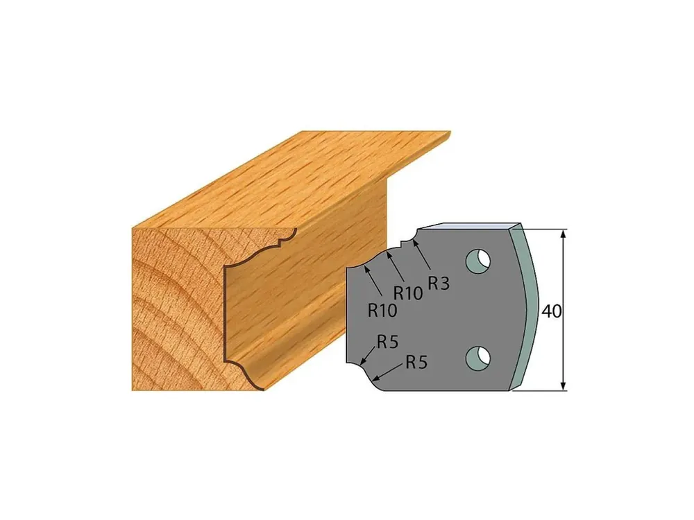IGM profil 079 - pár omezovačů 40x4mm SP - Výhodná koupě