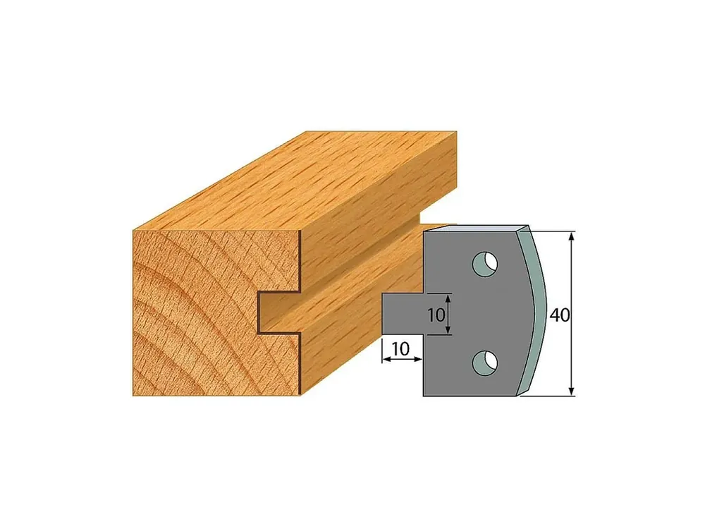 Snížená cena - IGM profil 091 - pár omezovačů 40x4mm SP