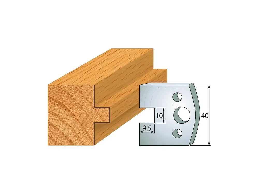 Akční nabídka - IGM profil 092 - pár nožů 40x4mm SP
