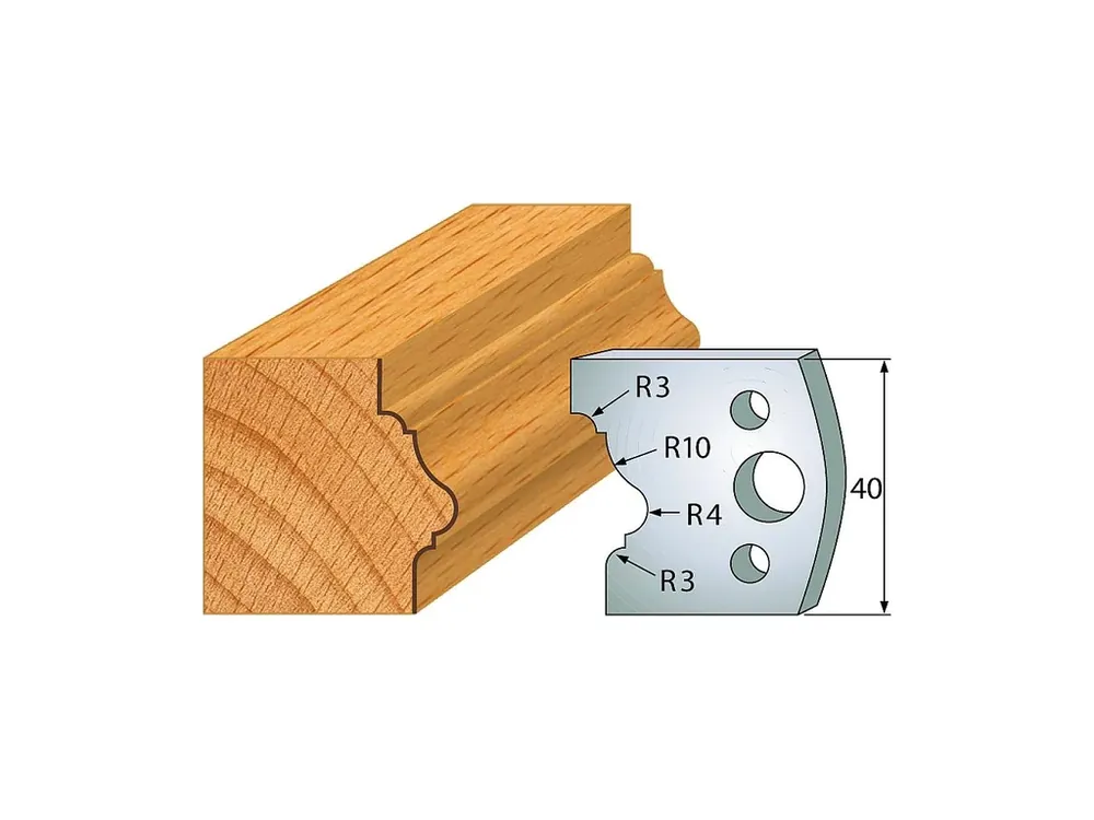 Objednat nyní - IGM profil 102 - pár nožů 40x4mm SP