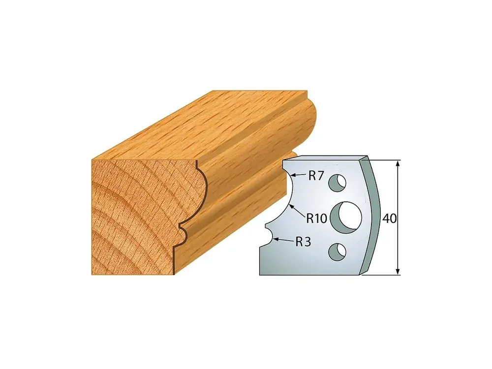 Zvýhodněná cena - IGM profil 105 - pár nožů 40x4mm SP