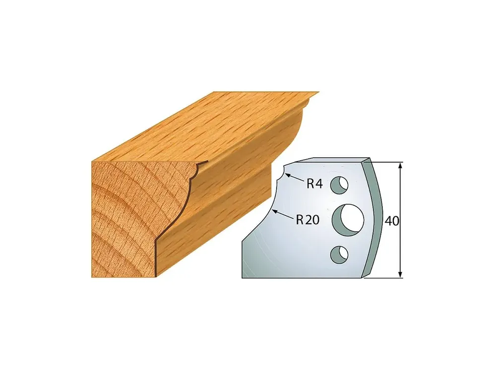 Velmi žádaný produkt - IGM profil 109 - pár nožů 40x4mm SP