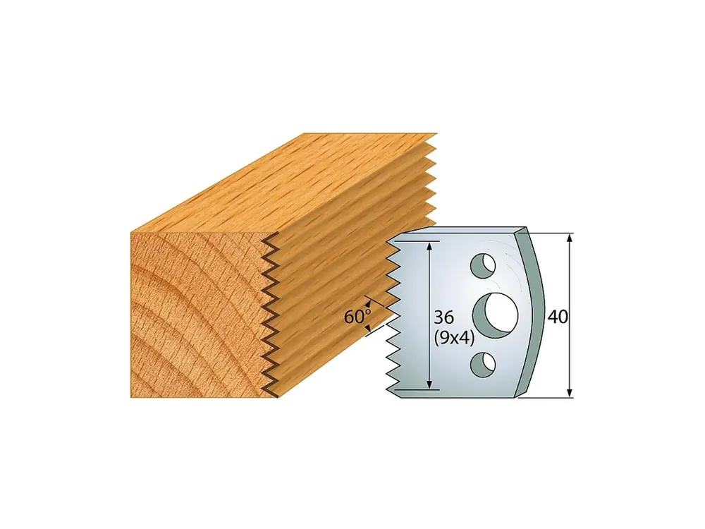 IGM profil 117 - pár nožů 40x4mm SP - Nabídka končí brzy