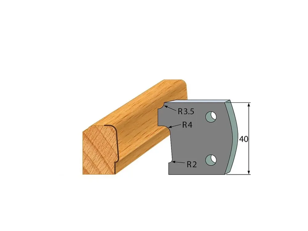 Vysoká kvalita - IGM profil 130 - pár omezovačů 40x4mm SP