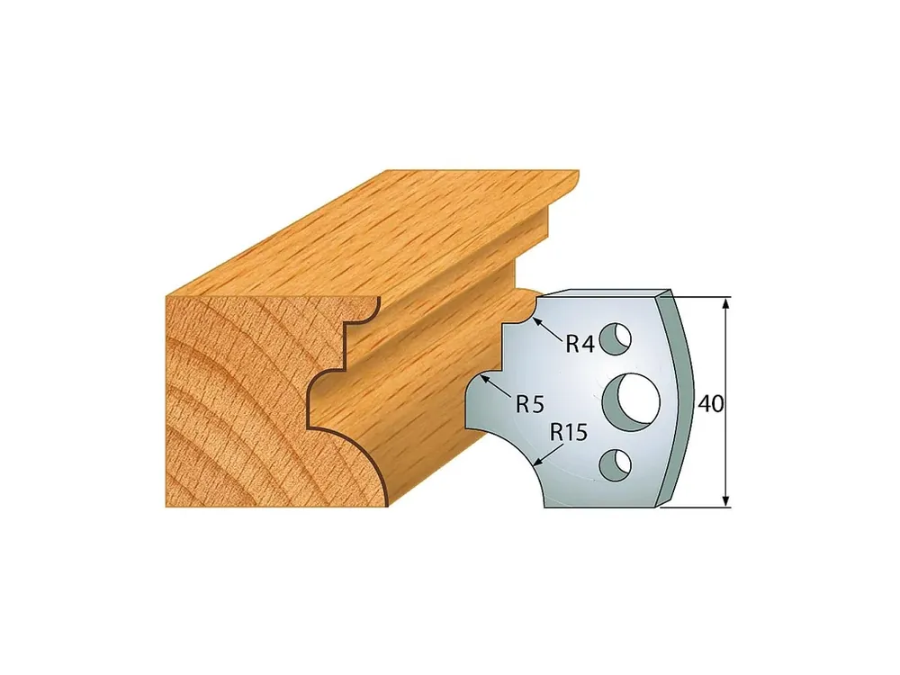 IGM profil 129 - pár nožů 40x4mm SP - Profesionální kvalita