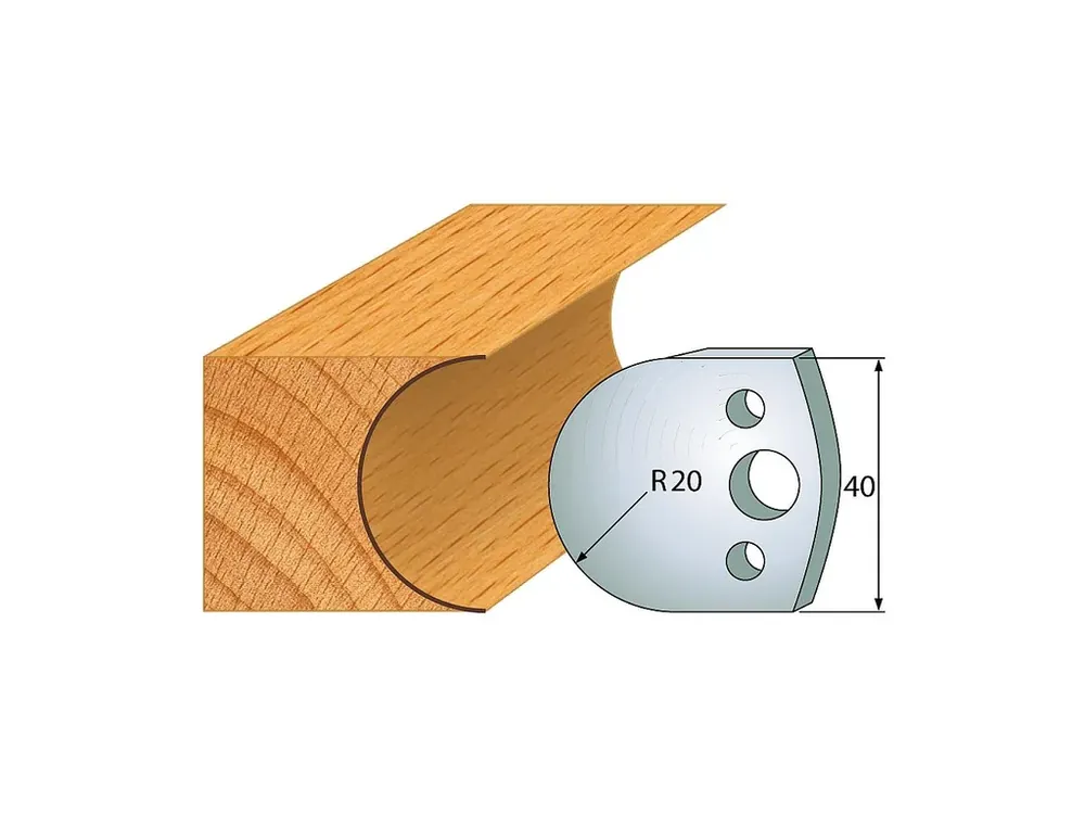 Časově omezená nabídka | IGM profil 131 - pár nožů 40x4mm SP