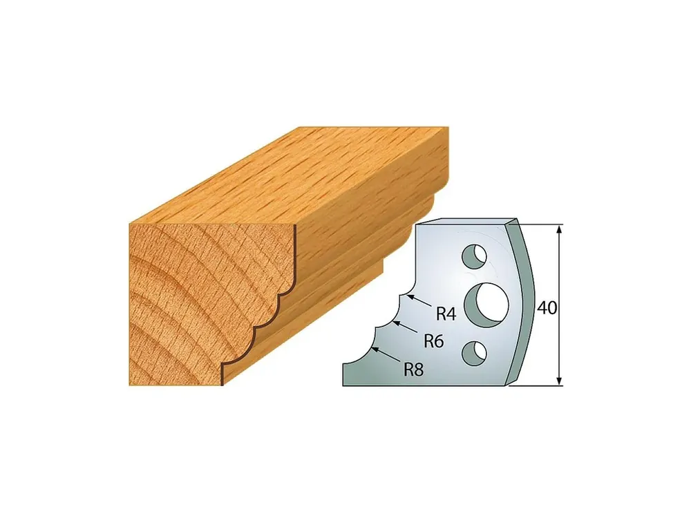 IGM profil 132 - pár nožů 40x4mm SP - Zbývá jen pár kusů