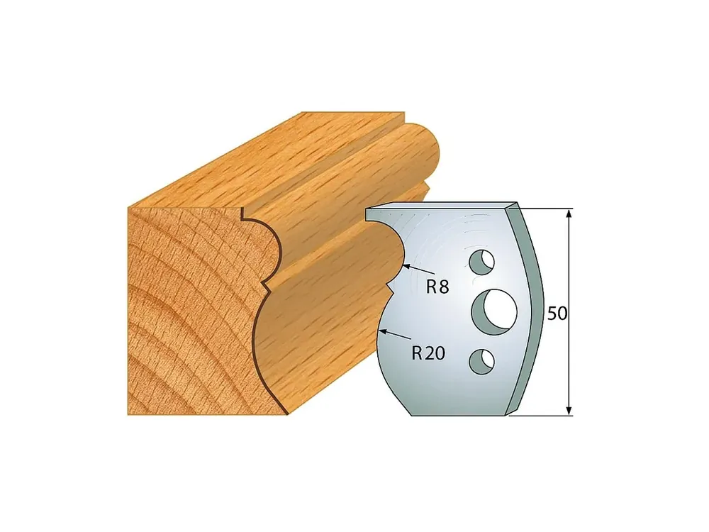 Super nabídka | IGM profil 502 - pár nožů 50x4mm SP