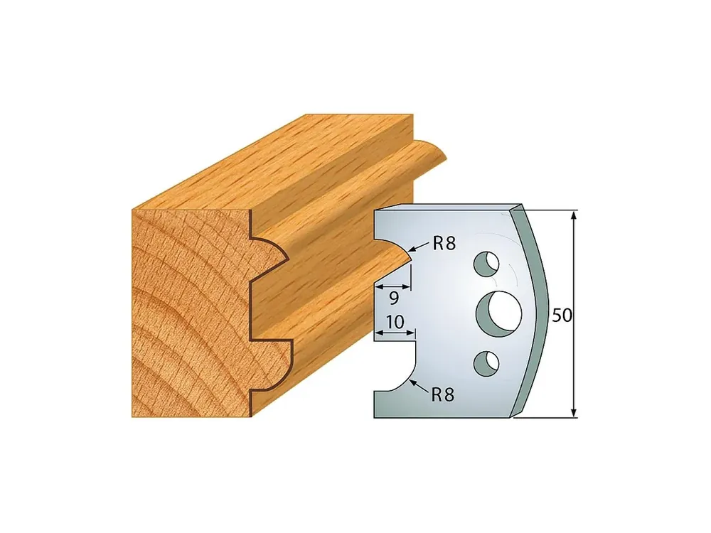 IGM profil 517 - pár nožů 50x4mm SP | Připraveno k expedici