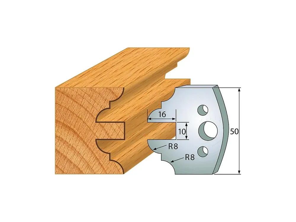 IGM profil 523 - pár nožů 50x4mm SP | Cena od výrobce