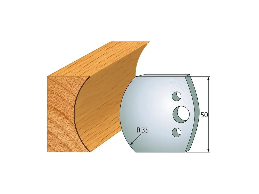 Velká sleva | IGM profil 545 - pár nožů 50x4mm SP