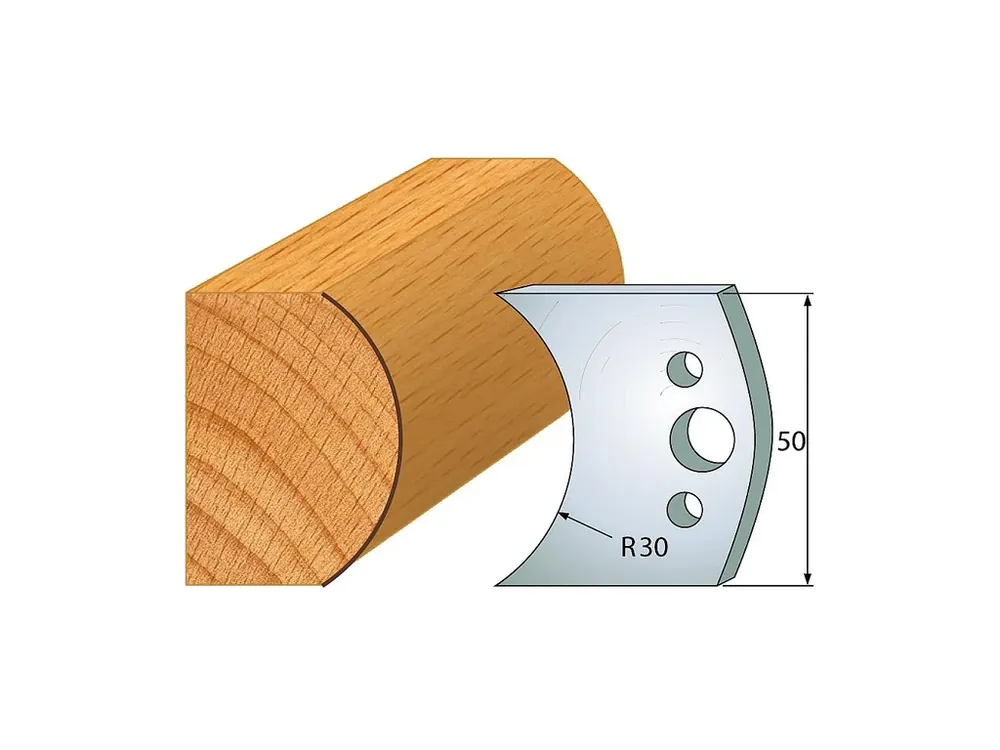 Rychlé dodání - IGM profil 547 - pár nožů 50x4mm SP