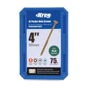 Kreg XL Šrouby pro skryté spoje - 100 mm, 75 ks - Poslední kusy
