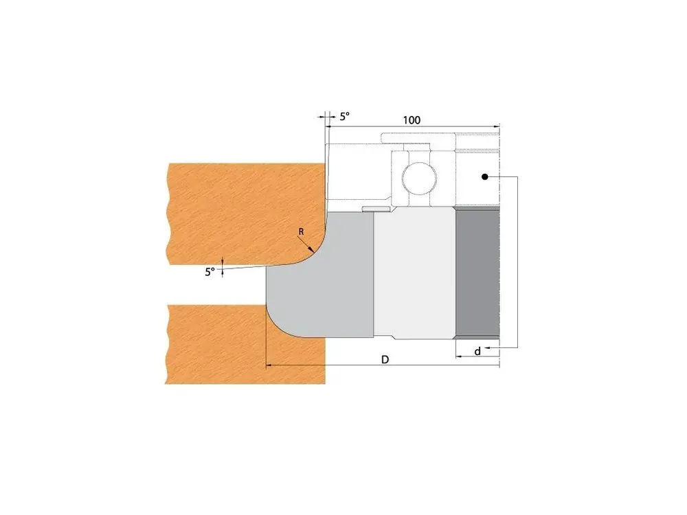 Nůž pro F612-150 - R12 35x30x2mm - Velmi oblíbený produkt
